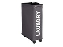 Wenko Wäschesammler Corno  Schwarz/Dunkelgrau, 43 l
