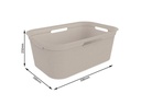 Rotho Wäschekorb  Brisen Beige, 41 l