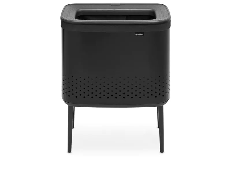 Brabantia Wäschesammler BO Schwarz, 60 l