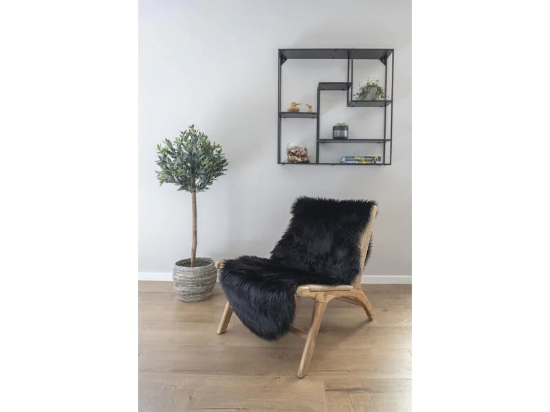 House Nordic Lammfell 180 x 60 cm, Schwarz