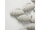 Boltze Wanddekoration Fischschwarm