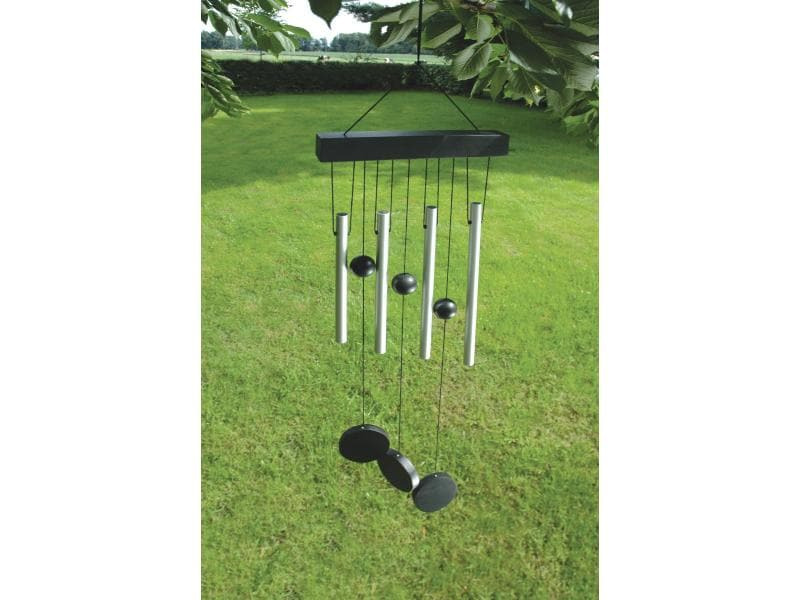 Esschert Design Windspiel mit 4 Aluminiumröhrchen