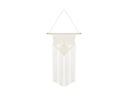 Partydeco Makramee Dekoration 30 x 49 cm, Weiss