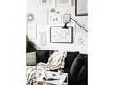 Partydeco Makramee Dekoration 30 x 49 cm, Weiss