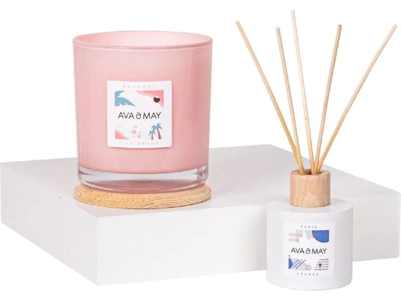 AVA &amp; MAY Duftkerze Bahamas Gross, 1150 g