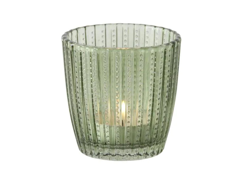 Boltze Windlicht Marilu 4-teilig, Grün