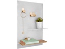 present time Memotafel mit Ablagen 52 x 34.5 cm, Weiss
