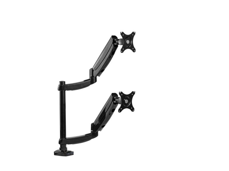 Fellowes TV-/Display-Standfuss Platinum vertikal für 2 Monitore
