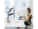 Fellowes TV-/Display-Standfuss Platinum vertikal für 2 Monitore