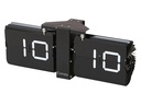 Esmée Wanduhr Flip Clock Schwarz