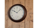 Esschert Design Gartenuhr Braun, Ø 30.5 cm