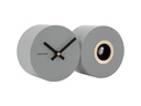 KARLSSON Wanduhr Kuckuck Grau Matt