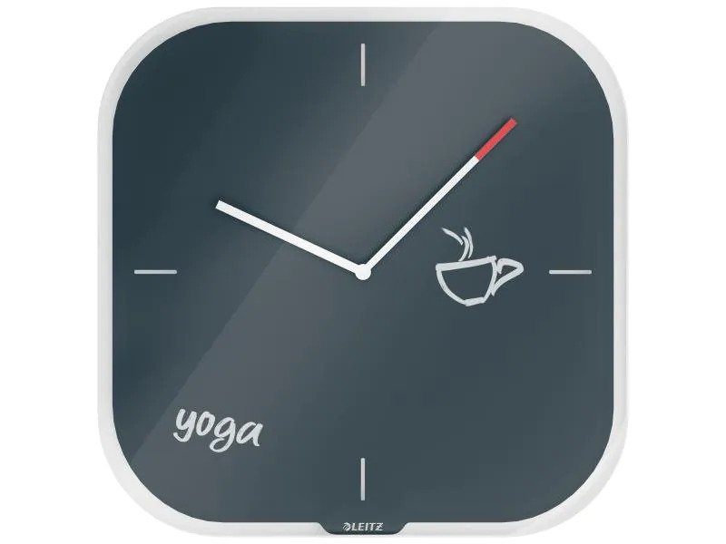 Leitz Wanduhr Cosy Grau