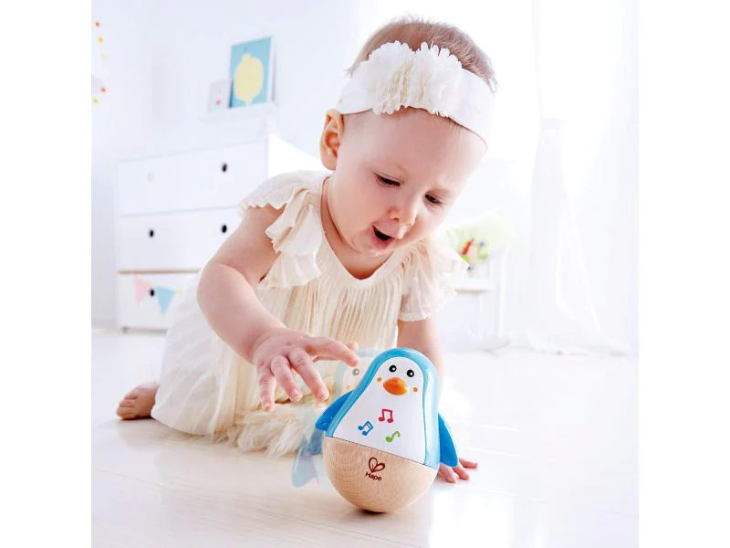 Hape Beschäftigungsspielzeug Stehauf-Pinguin