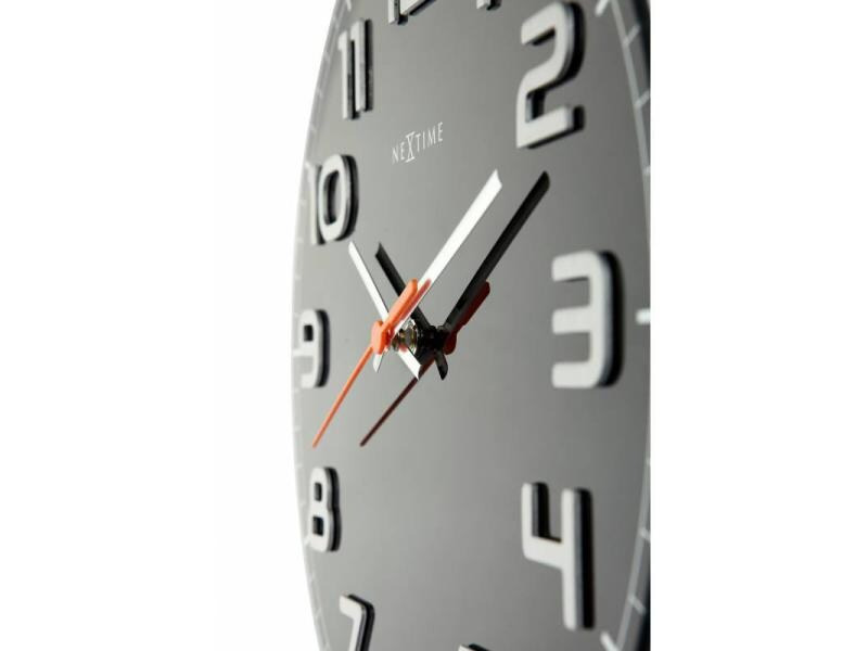 NeXtime Wanduhr Classy Round Ø 30 cm Schwarz