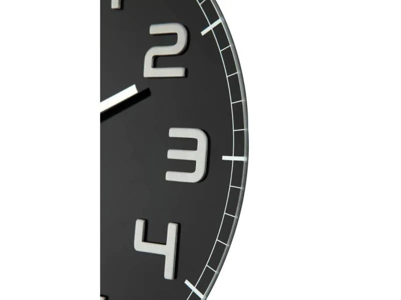 NeXtime Wanduhr Classy Round Ø 30 cm Schwarz