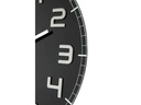 NeXtime Wanduhr Classy Round Ø 30 cm Schwarz