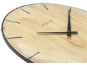 NeXtime Wanduhr Edge Wood Dome Ø 35 cm Hellbraun