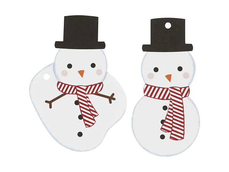 Creativ Company Geschenkanhänger Schneemann 10 Stück
