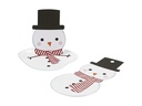 Creativ Company Geschenkanhänger Schneemann 10 Stück