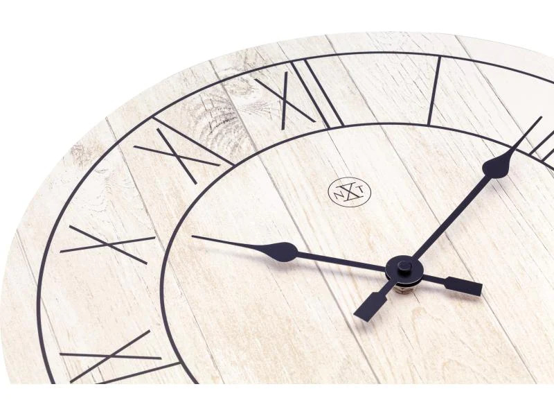 NeXtime Wanduhr Paul Ø 40 cm Weiss