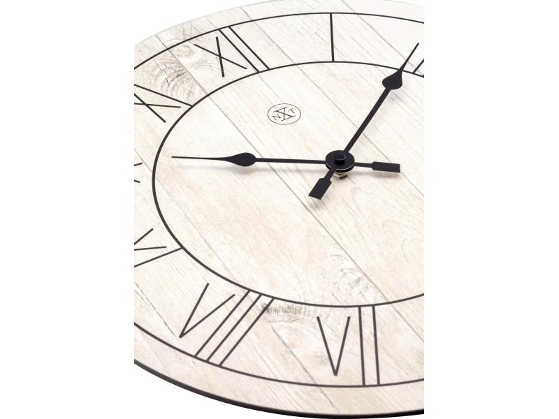 NeXtime Wanduhr Paul Ø 40 cm Weiss