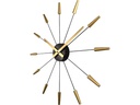 NeXtime Wanduhr Plug Inn Ø 58 cm Gold