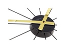 NeXtime Wanduhr Plug Inn Ø 58 cm Gold