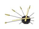 NeXtime Wanduhr Plug Inn Ø 58 cm Gold