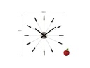 NeXtime Wanduhr Plug Inn Ø 58 cm Schwarz
