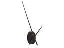NeXtime Wanduhr Small Hands Ø 80 cm Schwarz