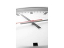 NeXtime Wanduhr Station Stripe Ø 19 cm Weiss