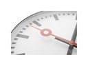 NeXtime Wanduhr Station Stripe Ø 19 cm Weiss