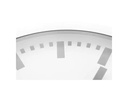NeXtime Wanduhr Station Stripe Ø 19 cm Weiss