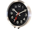 NeXtime Wanduhr Station Ø 19 cm Schwarz