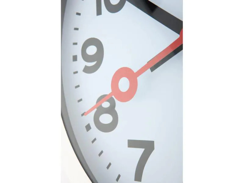 NeXtime Wanduhr Station Ø 35 cm Weiss