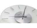 NeXtime Wanduhr Stripe 2631 Ø 26 cm Transparent