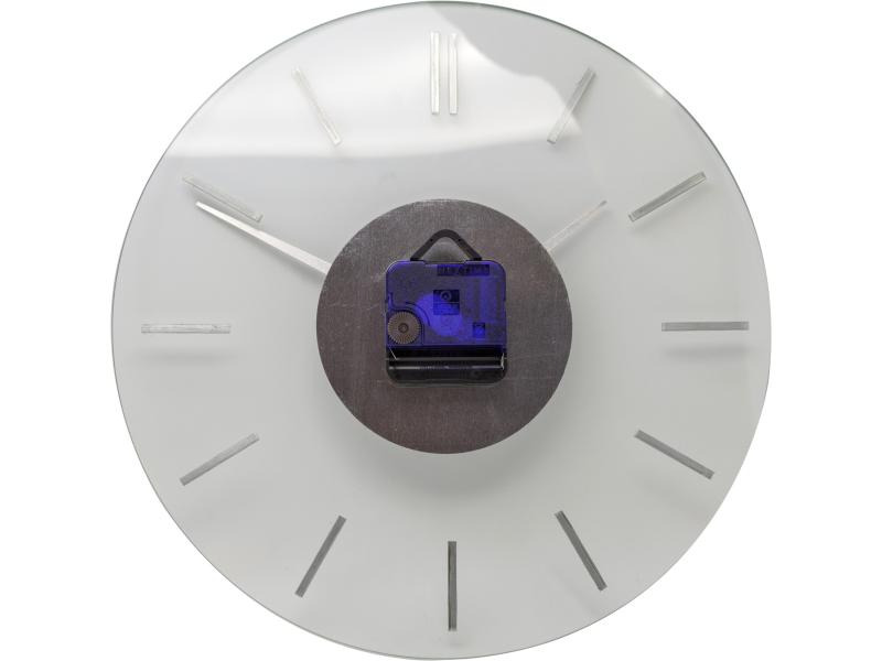 NeXtime Wanduhr Stripe 2631 Ø 26 cm Transparent