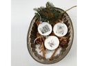 Creativ Company Weihnachtsdeko Kiefernzapfen, 40 mm