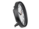 TFA Dostmann Funk-Wanduhr Analog Schwarz