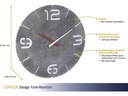 TFA Dostmann Funk-Wanduhr Contour Beton-Optik, Ø 35 cm