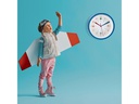 TFA Dostmann Kinder Wanduhr TICK &amp; TACK Blau