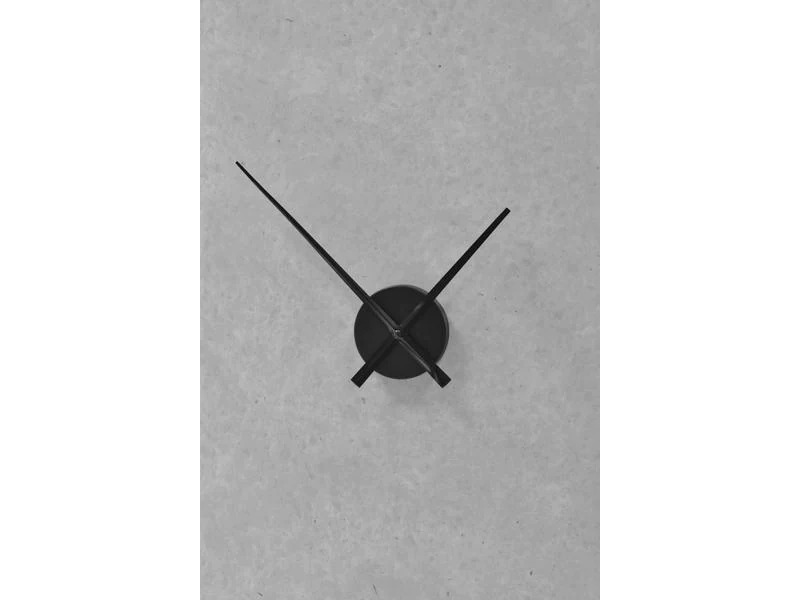 TFA Dostmann Wanduhr Minimalist Schwarz