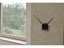 TFA Dostmann Wanduhr Minimalist Schwarz