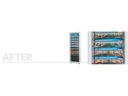 SLIM Slimpatchkabel  Cat 6, U/FTP, 0.25 m, Blau