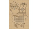 URSUS Bastelset Kreuzstich-Motive Weihnachten 12 Stück