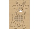 URSUS Bastelset Kreuzstich-Motive Weihnachten 12 Stück