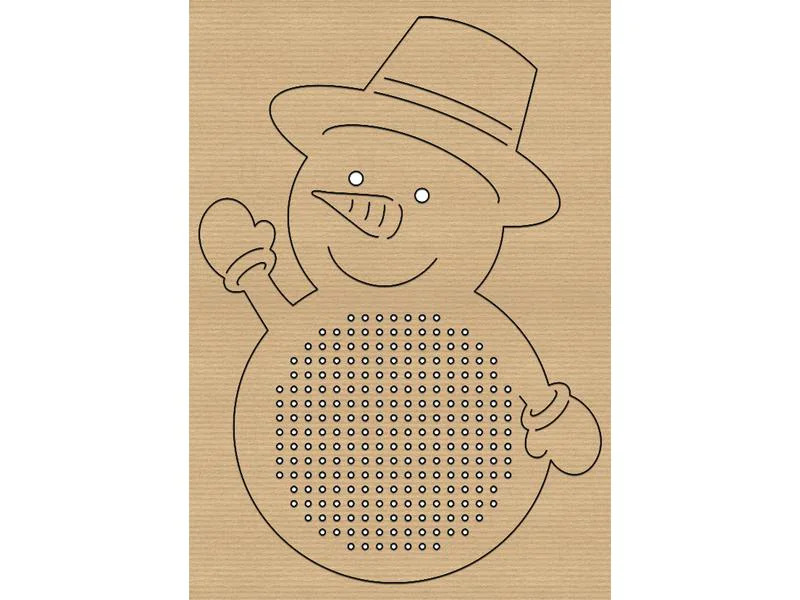 URSUS Bastelset Kreuzstich-Motive Weihnachten 12 Stück