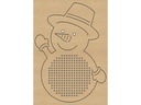 URSUS Bastelset Kreuzstich-Motive Weihnachten 12 Stück