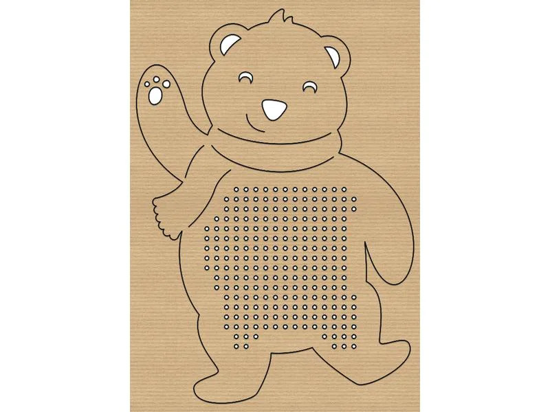 URSUS Bastelset Kreuzstich-Motive Weihnachten 12 Stück